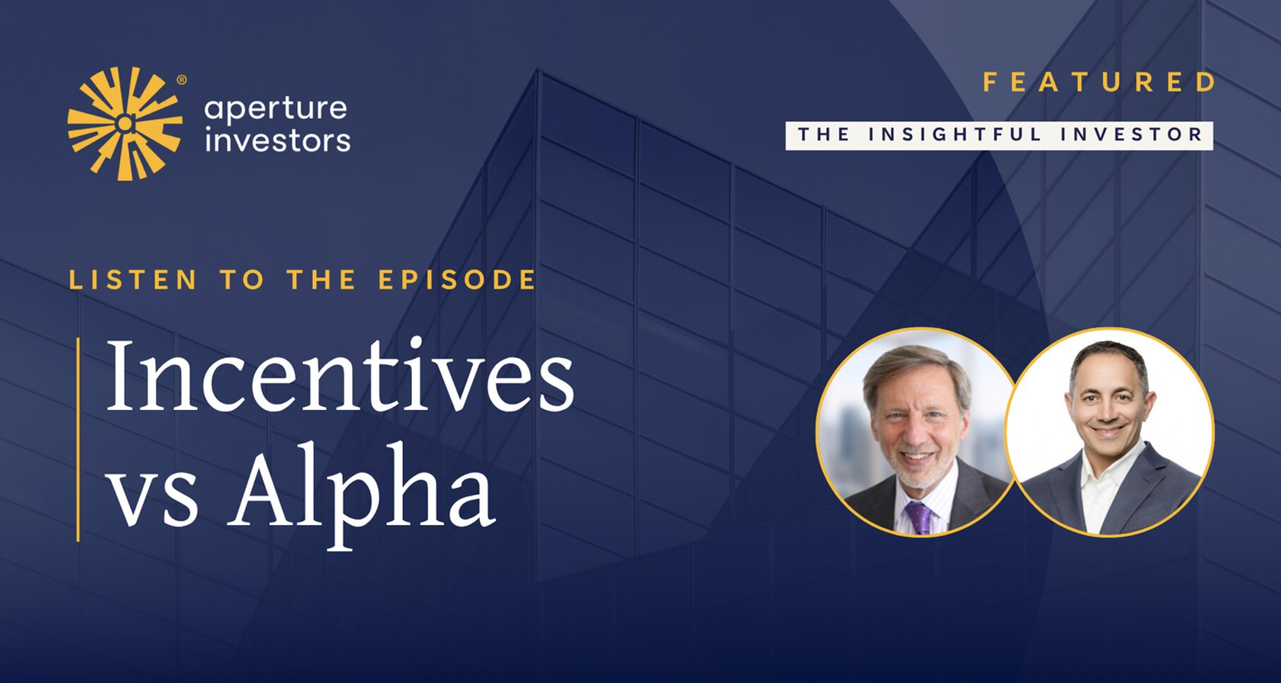 Incentives vs Alpha